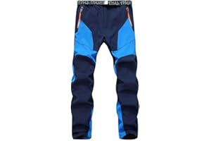 HPBYGSTAE Męskie spodnie turystyczne, wodoszczelne, wiatroszczelne spodnie turystyczne, ciepła podszewka, spodnie narciarskie, ciepłe spodnie softshellowe, spodnie zimowe, spodnie snowboardowe