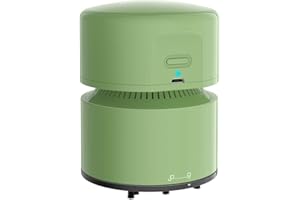 ASUSPORACE Mini-Tischstaubsauger, Kleiner Handheld-Tischstaubsauger zum Entfernen von Krümel, Staubreinigung, wiederaufladbarer kabelloser Sauger für Auto/PC/Handwerk/Haustier/Schule/Tastatur (Green)