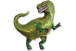 TRI PRODUCTS Giant Super Shape Foil Balloons XL Large Children's Birthday Party (T Rex Dinosaur 33")