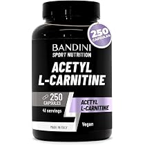 daily dose of acetyl l carnitine Bandini® L-Carnitine 250 Capsules | 3000mg ALCAR per | Acetyl-L-Carnitine Amino Acid Sports Performance Supplement | High Strength | Metabolism & Energy | 41-Days Supply L-Carnitine L-Tartrate Gummies | Capsule Count:30 Capsules 4july2023