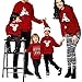 Produktbild Riou Weihnachten Set Baby Kleidung Pullover Pyjama Outfits Set Familie Frohe Weihnachts kostüme Santa Junge Mädchen Familien Pyjamas Set Lange Ärmel Schlafanzug (L, Mom)