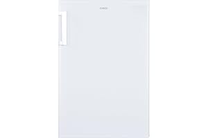 Candy CCTOS 544WHN Frigorífico Mini con Congelador, Bajo Encimera, 40DB, Capacidad 109L, Cajón Verdulero, Temperatura Regulable, Luz LED, Puerta Reversible, Alto 85cm, Blanco