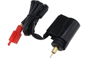 VGOL Carburador de estrangulador eléctrico de 2 pines, estrangulador automático, carburador de cobre ABS, compatible con scooters GY6 de 50 cc, 125 cc, 150 cc, ciclomotores, ATV, Go Karts