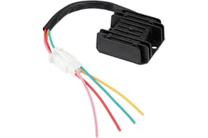 KEENSO Motorcycle Voltage Regulator Rectifier with 4 Wires for Motorcycle Boat Motor ATV GY6 50 150cc Scooter Other Accessories