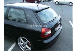ProTuning Heckspoiler Audi A3 8L S-Line 2003 Schwarz lackiert Faserverstärkter Kunststoff (FRP) Einschraubbar Rear