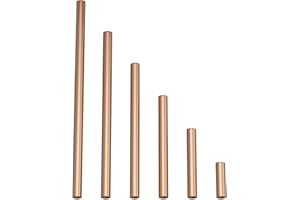 CREATIVE CABLES Tubo de extensión de metal para lámparas colgantes o de mesa - 20 cm, Cobre