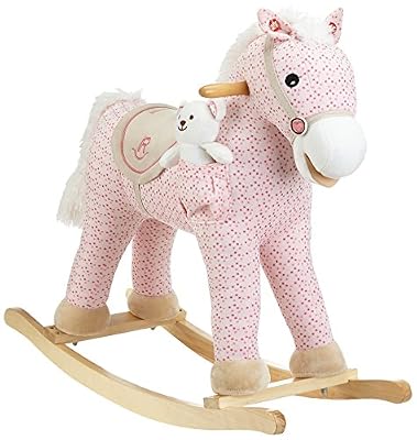 MillyMally Milly Mally 5901761122213 – Cheval à bascule jouet à bascule avec effets sonores Ours Blanc
