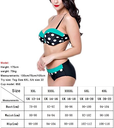 MissSoul Women's Plus Size Bikinis Tops Polka Dot Print Design with Swim Shorts Bottoms Sets Underwired Swimsuits Padded Swimwear Bathing Suits