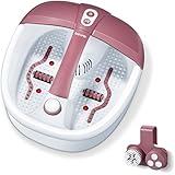 Beurer FB-35 - Hidromasaje para pies, 140 W, 3 funciones, color rojo y blanco