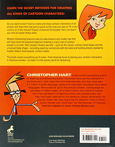 Book's Cover of Modern Cartooning: Essential Techniques for Drawing Today's Popular Cartoons