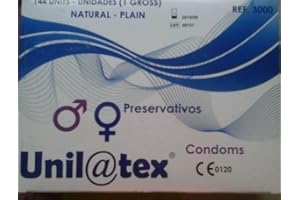 UNILATEX PRESERVATIVOS NATURALES 144 UDS