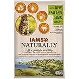 Iams Naturally Lamm, Nassfutter mit Lamm für erwachsene Katzen, Probiergröße, Einzelbeutel (1 x 85 g)