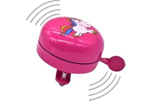 simyron Campanello per bicicletta per bambini con unicorno - Campanelli per Bici da Bambino Accessori per biciclette con suono forte e chiaro bicicletta bicicletta campana