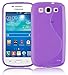 Price comparison product image Cadorabo Case Compatible with Samsung Galaxy Trend 3 in Lilac Purple Mobile Phone Case Made of Flexible TPU Silicone in S-Line Silicone Protective Case