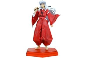 IFHDO Inuyasha Figuras de Anime Inuyasha Modelo de Figura de Personaje de PVC Anime Estatua Juguetes para Niños Regalo Modelo Decoración de Escritorio 19cm
