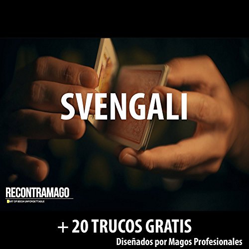 Carte da Magia Svengali - Giochi di Magia Prestigio + Accesso Sito Web Segreto con Video Istruzioni realizzate da Maghi Professionisti - Colezzione Migliori Mazzi di Carte del Mondo - Trucchi magia