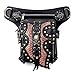 Produktbild XINTD Gürteltasche Steampunk Schädel Harley Lokomotiv Tasche Drop Bein Tasche Outdoor Bike Motorrad Radfahren Wandern Pack Beutel Schulter Umhängetasche