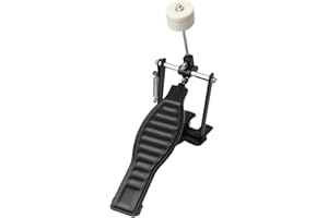 Yibuy 23,5x 14cm Black Drum Pedal e Drum Hammer Parte di ricambio per kit di batteria per bambini