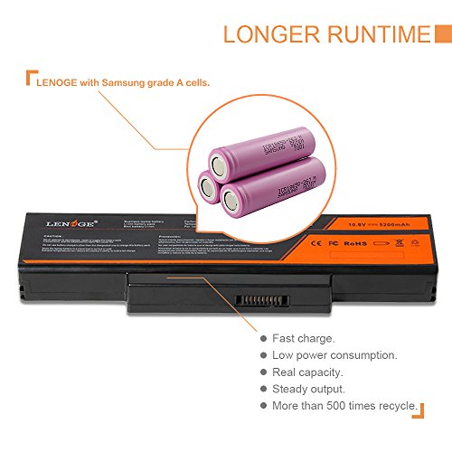 LENOGE Hochleistung Neue Akku Für Asus Ersatz Laptop Batterie K72 Serie K72, K72D, K72DR, K72DR-A1, K72DR-X1, K72DY, K72F, K72F-A1, K72F-A2B, K72F-TY005V, K72F-TY130V, K72F-TY279V - 6
