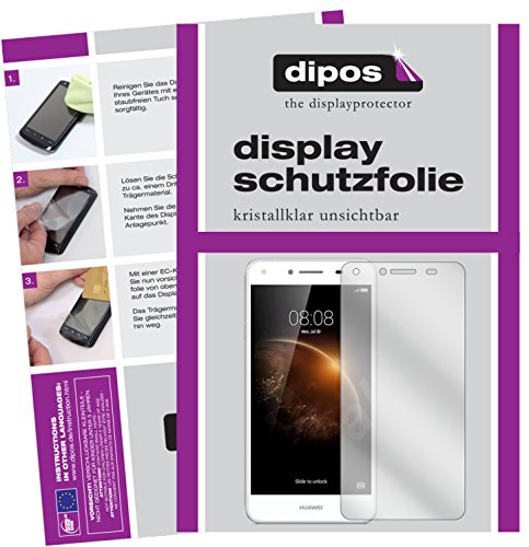 Preisvergleich Produktbild Huawei Y6 II Compact Schutzfolie - 6x dipos Displayschutzfolie Folie klar