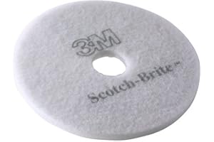 Scotch-Brite™ Floor Pads, White, 432 mm, 5/Case