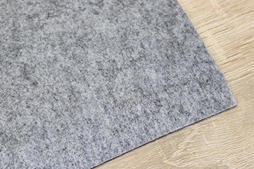 Designer Filz Schreibtischunterlage graumeliert in XXL (ca. 40x80cm groß). Originelle Schreibunterlage – besonders weich und komfortabel. Die coole Alternative zur Papier- oder Leder Schreibtischunterlage. - 3
