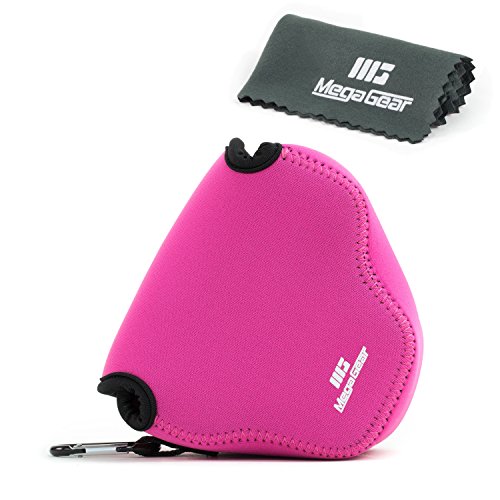 MegaGear ''Ultra Light'' Neopren Kamera Tasche mit Karabiner für Canon Power SX540 HS , SX530 HS , Canon Power SX420 IS , SX410 IS Digitalkameras  ( Magenta ) MegaGear ''Ultra Light'' Neopren Kamera Tasche mit Karabiner für Canon Power SX540 HS , SX530 HS , Canon Power SX420 IS , SX410 IS Digitalkameras  ( Magenta )