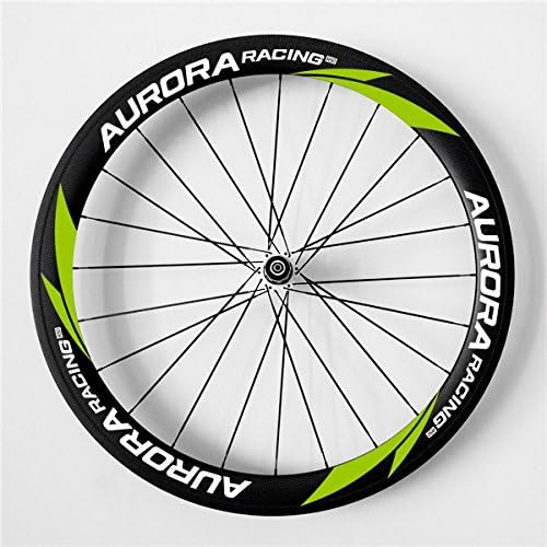 AURORA RACING 50mm deep 25mm Width Road Bike Clincher Carbon Wheelset 700C for Shimano 10/11 Speeds Novatec Hub