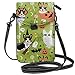 Produktbild Tri Corgi Halloween Costumes Mummy Vampire Ghost J Small Crossbody Bag Lightweight Leather Cell Phone Purse With Credit Card Slot