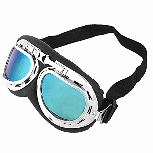 Miki&Co Elastic Strap Foldable Motorbike Goggles Sunglasses for Unisex