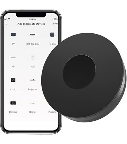 Tuya Sart Universal IR Reote WiFi Built-in Teperature and Huidity Sensor for Air Conditioner TV AC Support Alexa, Google Hoe - Teperature and Huidity Sensor, Wireless Infrared Reote Control