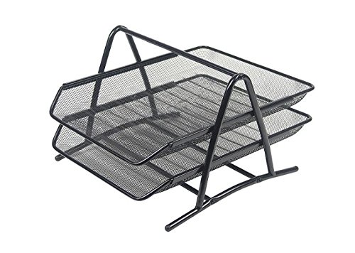 Malla carta bandeja 2 3-and 4 Tier resistente a los ara azos apilable retrato de carga frontal tama o folio negro color negro 2 Tier reviews Malla carta bandeja 2 3-and 4 Tier resistente a los ara azos apilable retrato de carga frontal tama o folio negro color negro 2 Tier