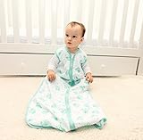 Schlummersack Baby Musselin Sommerschlafsack 0.5 Tog – Mint Eulen – verschiedene Grössen - 2