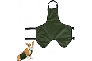 CAASFOOY Gilet Chaud pour Le Ventre de l'animal de Compagnie,Protection du Ventre du Chien Bavoir, Gilet Rafraîchissant pour Chiens, pour Le Ventre du Chien, Vêtements pour (L)