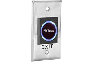 SUTINNA Interrupteur de libération de Porte de commutateur de capteur sans Contact, Bouton de Sortie de Porte pour Le système de contrôle d'accès