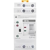 GEYA Mini ATS Automatic/Manual Transfer Switch of Double Solar Energy, Overvoltage and Undervoltage Protection, Uninterrupted