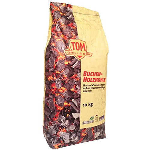 Preisvergleich Produktbild TOM Grill und BBQ Buchenholzkohle 10kg
