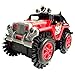 Produktbild Kreative Schnell Tipping Jeep Car Stunt Truck Militr Modell Spielzeug Elektro-Dumper-Geschenk-Spielzeug-Modell (Rot)