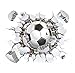Produktbild Shisky Wandaufkleber, Fußball Wand Wandaufkleber Wohnzimmer Schlafzimmer Hintergrund Wand Sticker Fußball Club Dekoration Aufkleber