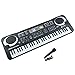 Price comparison product image Zmoon Kids Piano Keyboard, 61 Multifunctional Electronic Keyboard Children's Electric Organ with Microphone for Toddlers and Beginners - Black