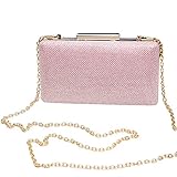 clutch rosa palo parfois ESTILO/CARACTERÍSTICA/MATERIAL: tamaño: 7.1"(L) * 1.6"(W) * 3.9"(H). clutch fiesta bolso vienen en muchos diversos estilos, como el embrague, los bolsos del Cruz-Cuerpo, el monedero, y esta tarde empaqueta con la correa de cadena le hará parecer aún más alto. ¡Este diseño del rhinestone para la sensación de clase alta! Materiales de la más alta calidad, combinados con el diseño de moda y hermosos colores