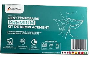 COLTANA Remplacer Une Dent Manquante Vous Même - Fausse Dent Facile à Utiliser à la maison