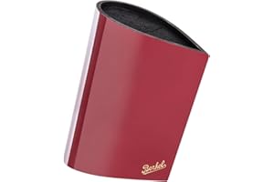 Berkel (Coltelli Made in Maniago) - Linea BAG CEPPO VUOTO Ceppo BAG VUOTO rivestimento Rosso - Confezionato in Elegante Scatola