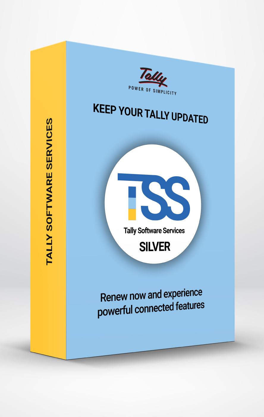Tally Software Services (TSS) - Silver. Subscription for e-Way Bills, e-Invoice, Online Reports, Banking & Payment feature on