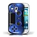 Produktbild Stuff4 Hülle / Case für Samsung Galaxy S3 Mini / Blau Muster / Playstation PS4 Kollektion