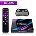 Produktbild H96 Max Android 9.0 TV Box 4GB RAM 32GB ROM mit RK3318 Quad-Core 64bit Prozessor Unterstützt 2.4GHz/5.0GHz Dual WiFi Bluetooth 4.0 4K Ultra HD 3D mit Backlit Keyboard