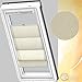 Produktbild Orignal VELUX Wechselstoff für Raffrollos ZHB Y47 6509 / Farbe : Dekor Sand/Weiß / Fenstergröße : Y47 / Fenstertypen : VU, VL, VKU _30166