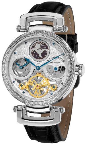 Stuhrling Original 109SW.1215C2 Herren-Armbanduhr Analog Automatik Leder