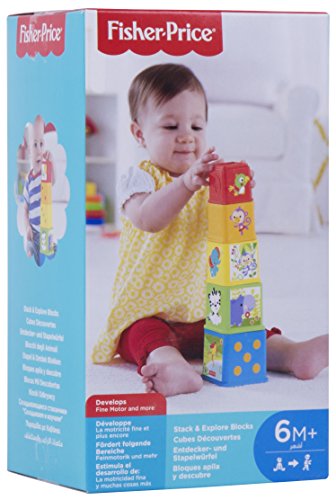 Mattel Fisher-Price CDC52 – Bunte Stapelwürfel - 7