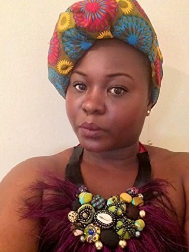 Clara Head-Wrap - Tie headscarf extra long-Hijab PREMIUM QUALITY HEAD WRAP African Head Wraps Hair Loss African Fabric Scarf Turban Headband Muslim Head Cover Scarf - ankara head wrap